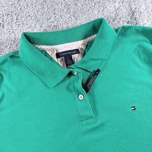 Tommy Hilfiger Women's Short Sleeve Polo Shirt Sz L - NWOT